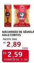 Assaí Atacadista Pacote - macarrão de semola oferta