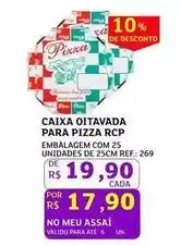 Assaí Atacadista Meu - caixa oitavada para pizza rcp oferta