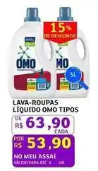 Assaí Atacadista Omo - lava-roupas líquido tipos oferta