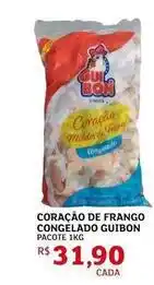 Assaí Atacadista Guibon - coração de frango congelado oferta