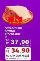 Assaí Atacadista De - coxão duro bovino resfriado oferta