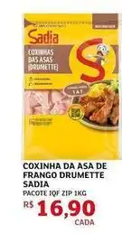 Assaí Atacadista Sadia - coxinha da asa de frango drumette oferta