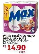 Assaí Atacadista Max - papel higiênico folha dupla pure oferta