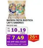 Assaí Atacadista Lay's - batata frita rustica sabores oferta