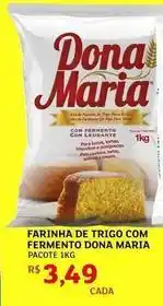 Assaí Atacadista Dona maria - farinha de trigo com fermento oferta