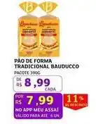 Assaí Atacadista Bauducco - pão de forma tradicional oferta