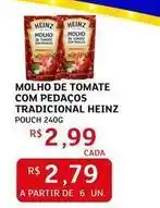 Assaí Atacadista Heinz - molho de tomate com pedaços tradicional oferta