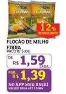 Assaí Atacadista Fibra - flocao de milho oferta