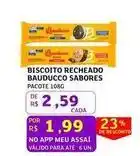 Assaí Atacadista Bauducco - biscoito recheado sabores oferta