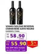 Assaí Atacadista Gato negro - vinho chileno reserva oferta