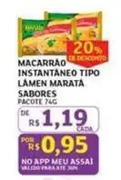 Assaí Atacadista Maratá - macarrao instantâneo tipo oferta