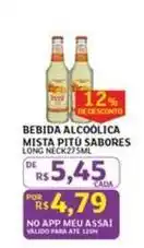 Assaí Atacadista Pitú - bebida alcoólica mista sabores oferta
