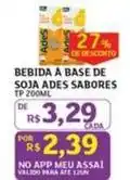 Assaí Atacadista Sabores - bebida a base de soja sabores oferta