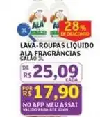 Assaí Atacadista Ala - lava-roupas liquido oferta