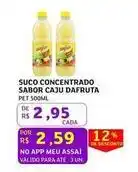 Assaí Atacadista Dafruta - suco concentrado sabor caju oferta