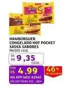 Assaí Atacadista Sadia - hambúrguer congelado hot pocket oferta
