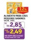 Assaí Atacadista Pedigree - alimento para cães oferta
