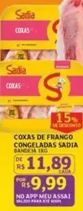 Assaí Atacadista Sadia - coxas de frango congeladas oferta