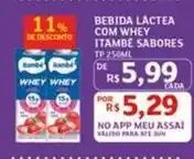 Assaí Atacadista Itambé - bebida lactea com whey oferta