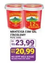 Assaí Atacadista De - manteiga com sal oferta