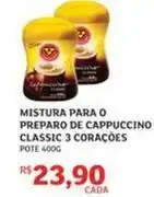 Assaí Atacadista 3 corações - mistura para o preparo de cappucino classic oferta