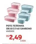 Assaí Atacadista Sanremo - pote sr10/37/40 oferta