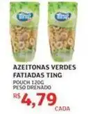Assaí Atacadista Ting - azeitonas verdes fatiadas oferta