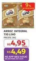 Assaí Atacadista Tio lino - arroz integral oferta