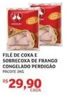 Assaí Atacadista Perdigão - filé de coxa e sobrecoxa de frango congelado oferta