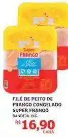 Super frango - file de peito de frango congelado