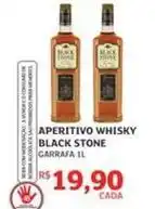 Assaí Atacadista Black stone - aperitivo whisky oferta