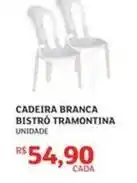 Assaí Atacadista Bistrô - cadeira branca tramontina oferta