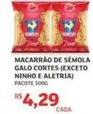 Assaí Atacadista De - macarrão de semola galo cortes (exceto ninho e aletria) oferta