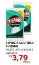 Assaí Atacadista Tinindo - esponja multiuso oferta