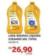 Assaí Atacadista Sol - lava-roupas líquido girando oferta