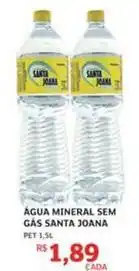 Assaí Atacadista Santa joana - água mineral sem gas oferta