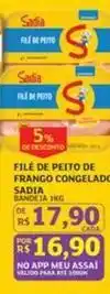 Sadia - filé de peito de frango congelado