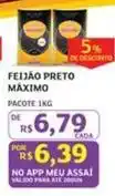 Assaí Atacadista Máximo - feijão preto oferta