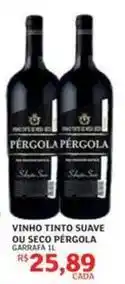 Assaí Atacadista Pérgola - vinho tinto suave ou seco oferta