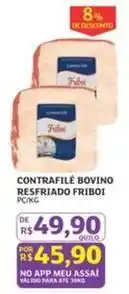 Assaí Atacadista Friboi - contrafilé bovino resfriado oferta