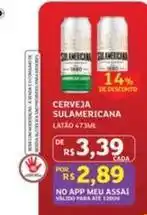 Assaí Atacadista Sul americana - cerveja oferta