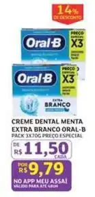 Assaí Atacadista Oral-b - creme dental menta extra branco oferta
