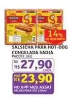 Assaí Atacadista Sadia - salsicha para hot-dog congelada oferta