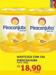Assaí Atacadista Piracanjuba - manteiga com sal oferta