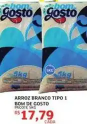Assaí Atacadista Bom - arroz branco tipo 1 oferta
