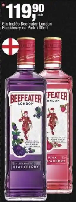 Gin inglês beefeater london blackberry ou pink