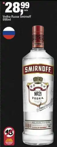 Frangolândia Vodka russa smirnoff oferta