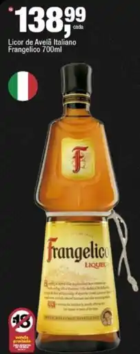 Frangolândia Licor de Avelã Italiano Frangelico oferta