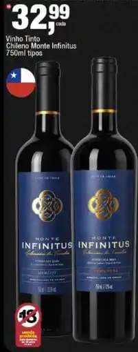 Frangolândia Vinho tinto chileno monte infinitus oferta