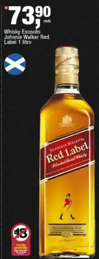 Frangolândia Whisky Escocês Johnnie Walker Red Label oferta